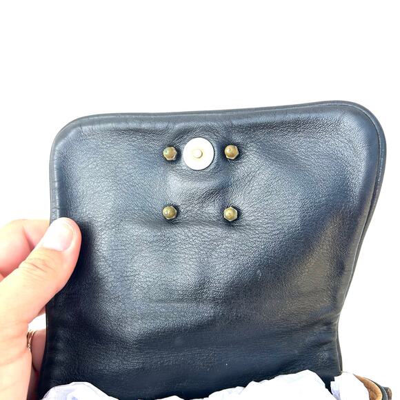 MCM Mini Visetos Crossbody Bag Micro Monogram Purse Black Coated Canvas Small - Picture 9 of 14